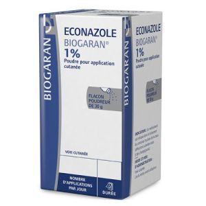 Econazole Biogaran 1 % Poudre Pour Application Cutanee 30 G En Flacon Poudreur