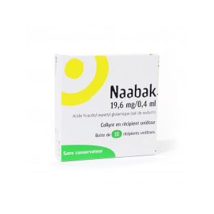 Naabak 19,6 Mg/0,4 Ml Collyre En Recipient Unidose (Ancien Naaxia) B/10