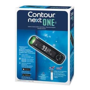 CONTOUR NEXT ONE SET SYSTEME D'AUTOSURVEILLANCE GLYCEMIQUE KIT