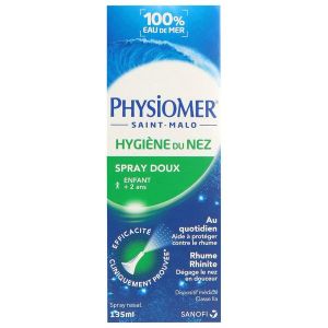 PHYSIOMER BRUMISATION Solution nasale physiologique d'eau de mer, spray 135 ml
