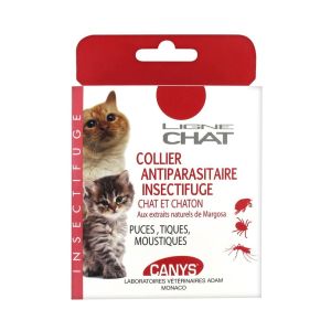 Canys Collier Antiparasitaire Chat Chaton Sachet Noir 1