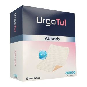 URGOTUL ABSORB Pansement hydrocellulaire lipido-colloïde, 13 cm x 12 cm, bt 16