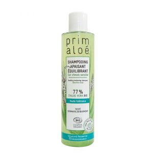 Prim Aloe Shampoing apaisant équilibrant Aloé vera 77% BIO - Flacon 250 ml