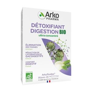 Arkofluides Artichaut Fenouil - Nouvelle Formule Liquide Amp 10 Ml 20