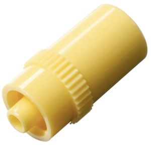 BRAUN OBTURATEUR Bouchon obturateur Luer-lock jaune avec site d'injection, unité