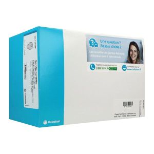 SENSURA MIO CLICK VISIO OUVERTE MIDI Poche Midi vidable, filtre intégré, système 2 pièces, prédécoupée, opaque, diamètre 60 mm (ref. 114519), bt 30