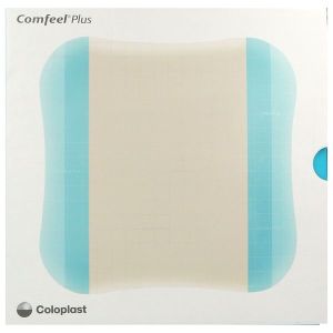 COMFEEL PLUS OPAQUE Pansement hydrocolloïde opaque, semiperméable, stérile, 18 cm x 18 cm (ref. 332940), bt 10
