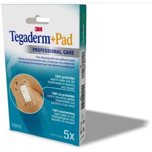 Tegaderm + pad pansement film x10 5cm x 7cm 