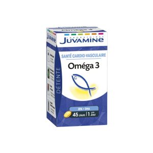 Juvamine Omega3 Sante Cardio-Vasculaire Gelule Pilulier 60