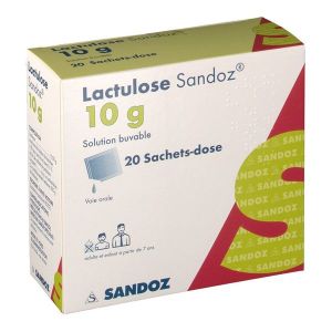 Lactulose Sandoz 10 G Solution Buvable 15 Ml En Sachet-Dose B/20