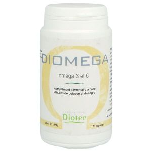 Diomega Huile D'Onagre+Huile De Poisson+Vit.E Capsule Pilul 120