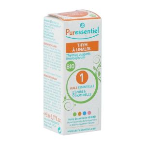 Puressentiel Huile Essentielle Thym A Linalol Bio Liquide Flacon 5 Ml 1
