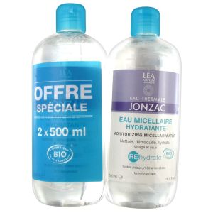 Jonzac Eau Micellaire Hydratante Bio 2X500Ml