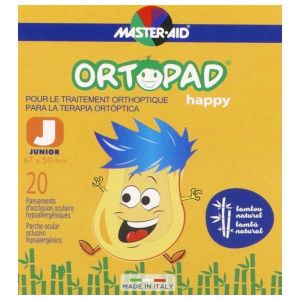 ORTOPAD HAPPY JUNIOR Pansement orthoptique adhésif et occlusif, décoré, bt 20