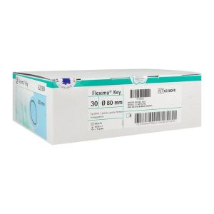 Flexima Key Poche - Poche Fermee Systeme 2 Pieces A Couplage Adhesif Opaque. Diametre 80 30