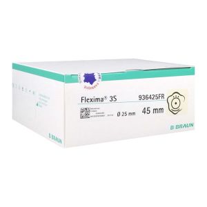 FLEXIMA 3S SUPPORT PLAN Support porte-poche plat, prédécoupé, 45 mm, prédécoupe 25 mm (ref. 936425FR), bt 10