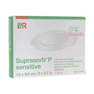Suprasorb P Sensitive Multisite Border Lite Pansement 7,5*9,5 Cm 10