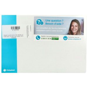 Sensura® Mio - Boîte de 30 poches fermées Visio textile maxi (550 ml) avec filtre 360° - diamètre 35 à 45 Référence: 108849