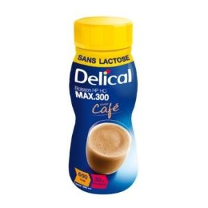 Delical boisson lactee hp hc max 300 sans lactose café pack/4x300ml