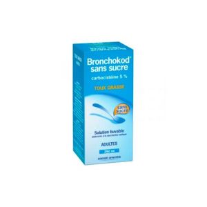 Bronchokod Adultes 5 Pour Cent Solution Buvable Edulcoree A La Saccharine Sodique Et Au Maltitol Liquide B/250