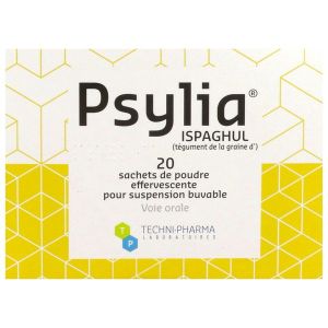 PSYLIA Poudre effervescente pour suspension buvable, boîte 20 sachets-dose 6,9 g