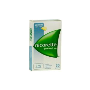 Nicorette 2 Mg Sans Sucre Gomme A Macher Medicamenteuse Edulcoree Au Sorbitol B/30