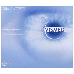 VISMED Solution ophtalmique lubrifiante pour instillation oculaire, unidose, bt 20
