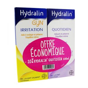 Hydralin Quotidien 200Ml + Hydralin Gyn Irritation 200Ml