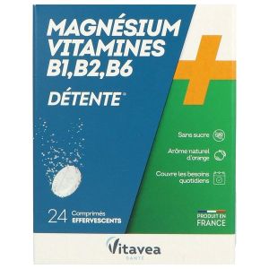 Nutrisante Magnesium + Vitamine B1 B2 B6 Comprime 24