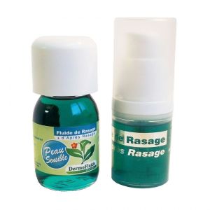 DERMOFLUIDE FLUIDE DE RASAGE ET APRES-RASAGE A L'ALOE VERA PEAUX SENSIBLES