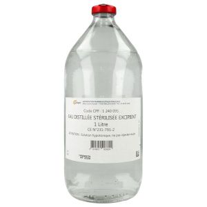 COOPER EAU DISTILLEE STERILE EXCIPIENT FLACON 1 L 1
