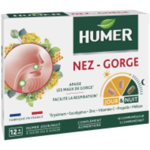 Humer Jour Et Nuit Nez/Gorge Comprime 15
