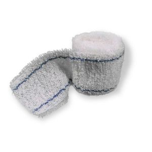 MARQUE CONSEIL BANDE DE CREPE Bande de crêpe 100 % coton, extensible, 4 m x 5 cm, unité