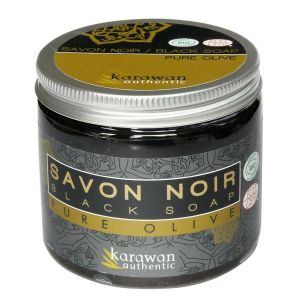 Karawan authentic Savon noir 100 % pure olive BIO - Pot 200 g