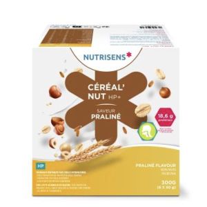 NUTRISENS CEREAL' NUT' HP+ Denrée alimentaire destinée à des fins médicales spéciales, praliné, bt 300 g
