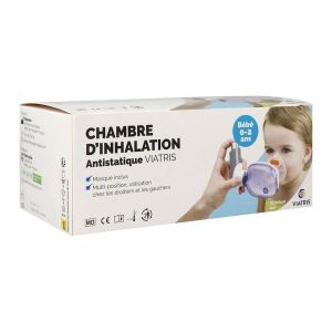 VIATRIS CHAMBRE D'INHALATION MASQUE Chambre d'inhalation pédiatrique nourrisson de moins de 2 ans, unité