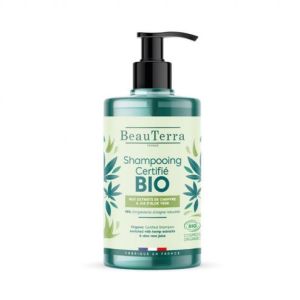 Beauterra Shampoing Certifie Bio Cosmos Flacon 750 Ml 1