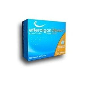 EFFERALGANVITAMINEC 500 mg/200 mg comprimé effervescent B/16
