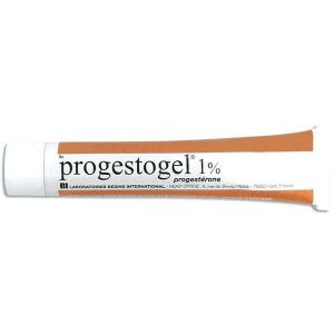 PROGESTOGEL 1 % (progestérone) gel pour application locale 80 g en tube