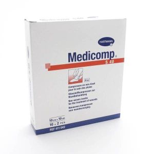Medicomp Sterile Non Tissee 10Cm*10Cm Ref:411042/1 Compresse 20