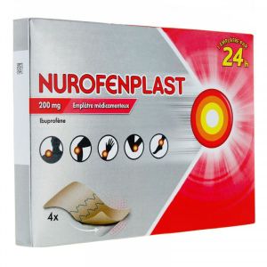 NUROFENPLAST 200 mg emplâtre médicamenteux B/4