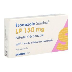 ECONAZOLE SANDOZ LP Ovule à libération prolongée 150 mg, boîte 1
