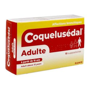 COQUELUSEDAL ADULTES SUPPOSITOIRE B/10
