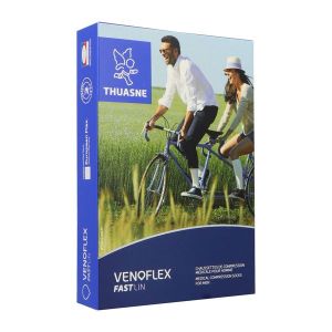 Venoflex Fast Lin Homme Classe 2 Chaussettes - Grege T3 Normal 2