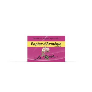 Papier d'Armenie Carnet de Papier d'Arménie - La Rose