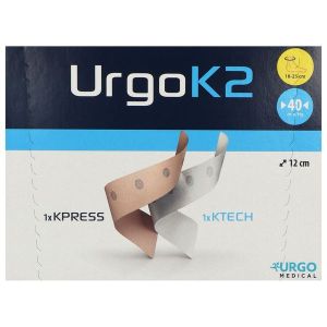 URGOK2 KIT Système de compression multitype bi bande, 18 cm à 25 cm, largeur 12 cm, unité