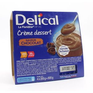 Delical Floridine Creme Dessert Chocolat - Nouvelle Formule Preparation Pot 200 G 4