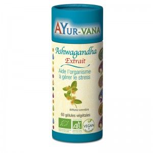 Ayur-vana Ashwagandha titré à 2.5% BIO - 60 gélules végétales