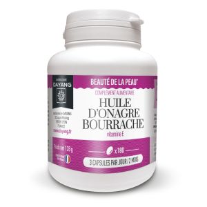 Dayang Onagre bourrache - 180 capsules