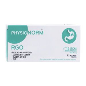 Physionorm Rgo - Sticks Orodispersibles Poudre Stick 14